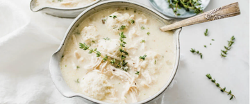 Keto Chicken and Dumplings (Whole30 + Keto)
