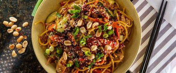 Peanut Noodles With Chicken