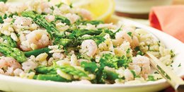 Shrimp, Asparagus & Orzo Salad
