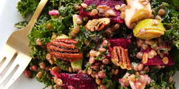 Kale, Lentil & Roasted Beet Salad