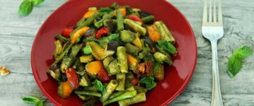 Pasta Primavera in Pesto