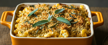 Healthy Butternut Squash Mac & Cheese with Sage