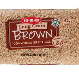 H‑E‑B Long Grain Brown Rice