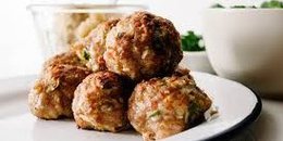Chicken Meatballs with Ginger & Lemon Grass