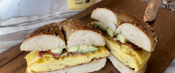 Bacon, Egg, Cheese, & Avocado Sando