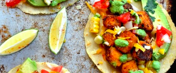 Loaded Crispy Tofu Tacos