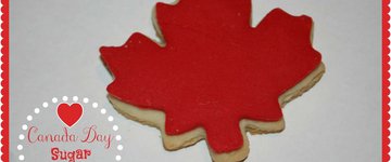 Canada Day Sugar Cookies