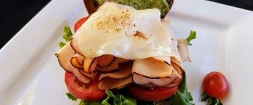 Poached Egg Turkey Sandwich