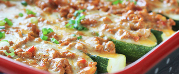 Taco Stuffed Zucchini Boats