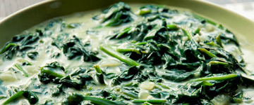 Coconut Creamed Spinach