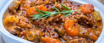 Crockpot Beef + Sweet Potato Stew