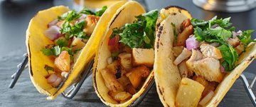 Pineapple Salsa Chicken Tacos
