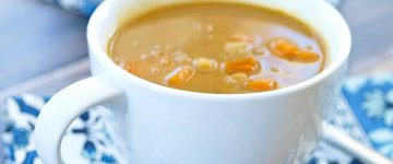 Vegan Coconut Curry Chickpea Lentil Soup