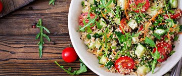 Rainbow Quinoa Vegetable Salad
