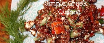 Simple Greek Quinoa (low FODMAP)
