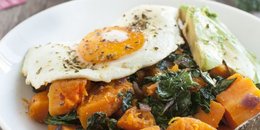 Kale and Butternut Squash Breakfast Bowl