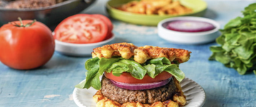Low Carb Cheese Waffle Burger
