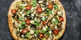 Grilled Veggies and Hummus Flatbread