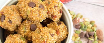 Pumpkin Spice Quinoa Snack Balls