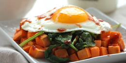 Sweet Potato Spinach Breakfast