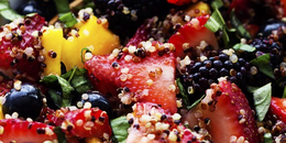 Honey Lime Quinoa Fruit Salad