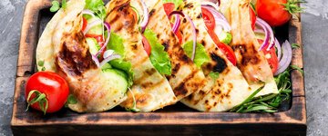 Greek Scramble Pita Pocket