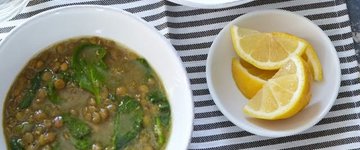 Instapot Ethiopian-Style Spinach & Lentil Soup