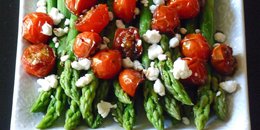Asparagus with Balsamic Tomatoes