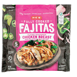 H‑E‑B Fully Cooked Seasoned Chicken Breast Fajitas, 16 oz
