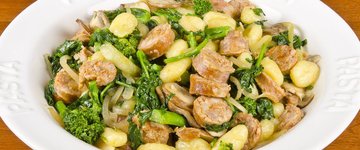 Skillet Gnocchi with Sausage and Broccoli Rabe