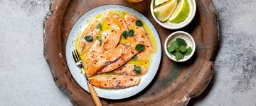 Citrus Ginger Marinated Salmon