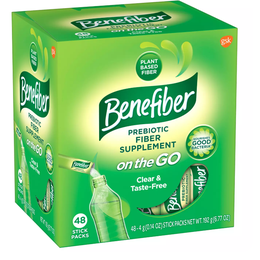 Benefiber On The Go Prebiotic Fiber Supplement Powder