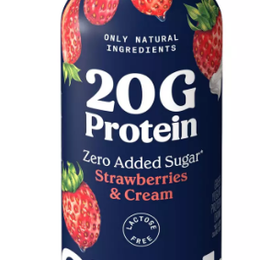 Chobani 20g Protein Zero Sugar Added Yogurt Shake - Strawberries & Cream