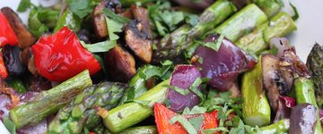 Warm Spring Veggie Salad