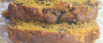 "One Bowl" Chocolate Chip Pumpkin Bread