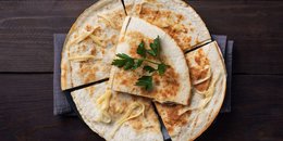 Portobello and Spinach Quesadilla