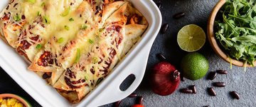 Easy Black Bean Enchiladas