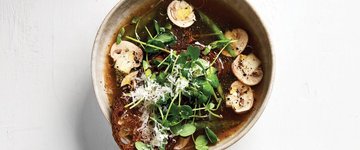 Chicken Brodo with Spring Vegetables