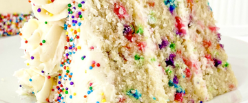 Keto Vegan Funfetti Cake
