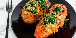 Fully Stuffed Sweet Potatoes