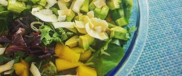 Mango + Coconut Summer Salad