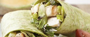 Grilled Chicken Caesar Salad Wrap