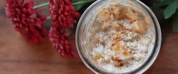Kefir Peach Overnight Oats