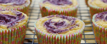 Lemon Berry Coconut Flour Muffins