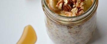 Almond Butter Coconut and Seeds Overnight Oats