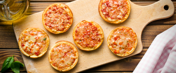 Mini Deep Dish Pizzas