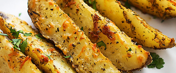 Baked Garlic Parmesan Potato Wedges