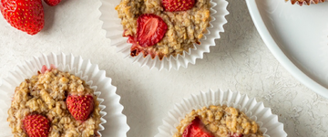 Strawberry Coconut Oatmeal Muffins