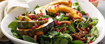Roasted Acorn Squash with Sage Butter (Vegan)