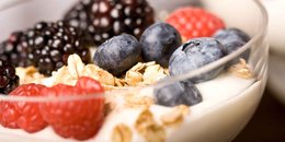 Yogurt Parfait With Bananas & Berries